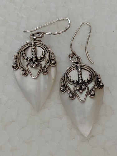 Suarti 925 mop earrings - mop,