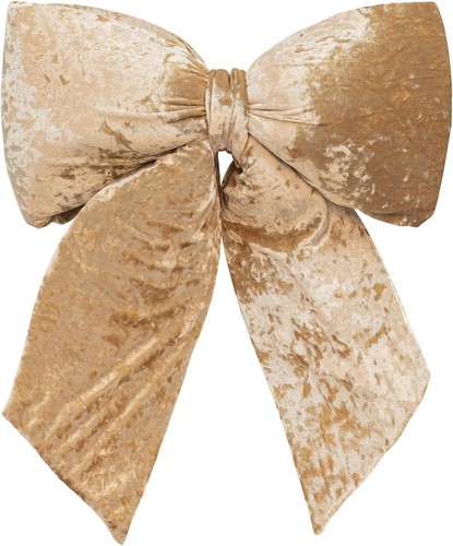 Large plush velvet bows 42cm - plush,