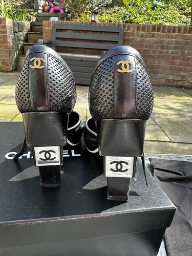 Chanel shoes size 4uk with - 4uk,