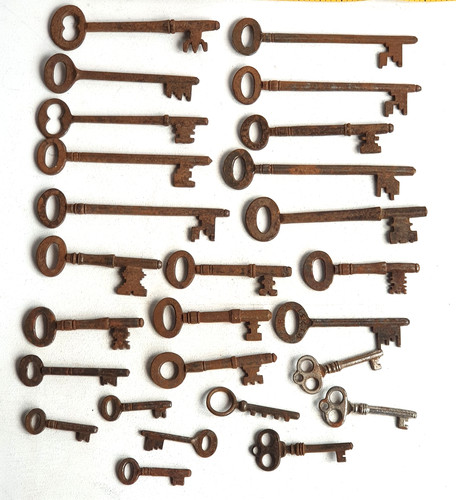 Old vintage keys 38mm - keys, to