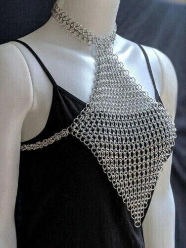 New sexy chainmail bra mm - sexy,
