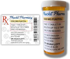 Funny Joke Fukitol Prank Pill