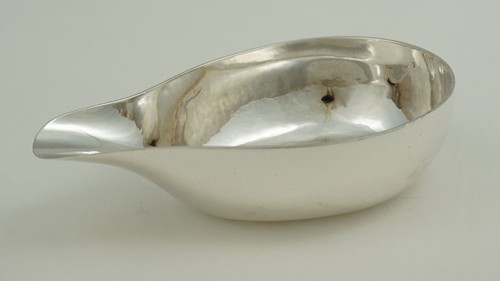 Georgian silver pap boat - georgian,