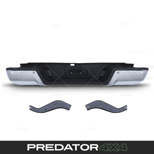 Replacement rear bumper chrome - rear,
