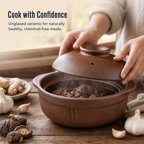 Earthenware clay pot - earthenware, for