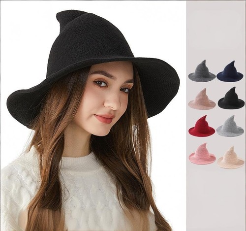 Halloween witch hat wool felt - witch,