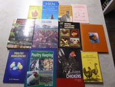12 x Chicken Books Joblot Poultry Eggs Breeding Keeping Hens Health