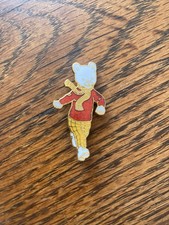Rare Vintage Rupert the Bear Enamel Badge