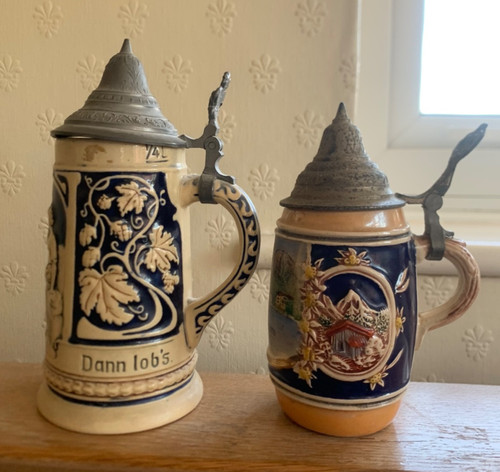 Vintage german beer steins - 2,