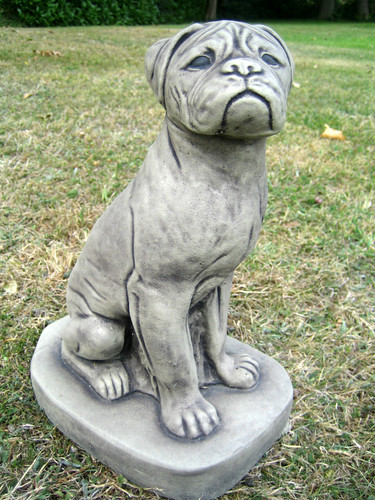 Stone boxer dog - boxer,