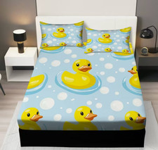 Cartoon rubber duck fitted - rubber,