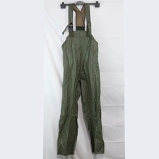 Genuine Surplus Swedish Army Waterproof Over Trousers Bib & BRace 36-38" (3625)