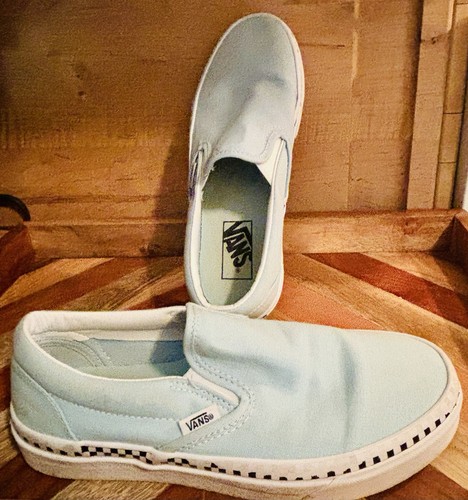 Baby blue vans slip - baby,