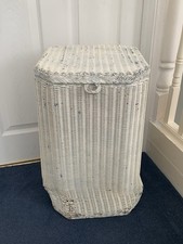 Lloyd Loom Vintage Laundry Basket Needs Repairing Up Cycle Project Retro