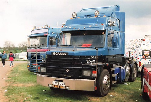 Old scania 142h truck vintage - old,