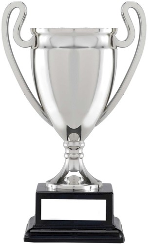 Silver euro style trophy - trophy, cup
