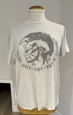 Diesel Only The Brave White Tee Shirt Men’s Size XL (624)