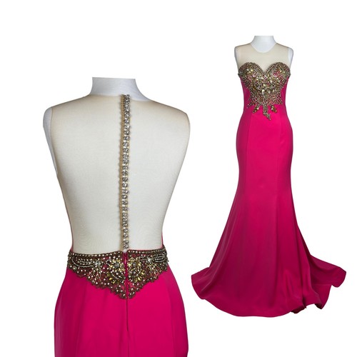 Hot pink mermaid prom - hot, dress