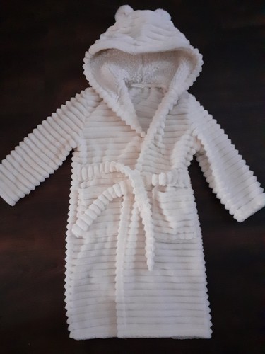 Hooded dressing gown - hooded,