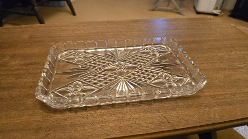1930s glass vanity - glass,