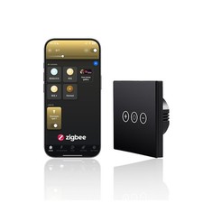 Bilisty Zigbee Dimmer touch panel switch|No Neutral Wire |Smart Remote Lighting