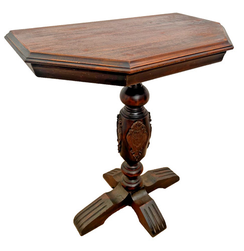 Ornate wooden accent - ornate, table