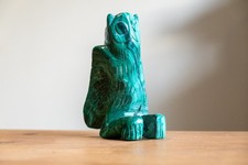 Vintage hand carved Malachite