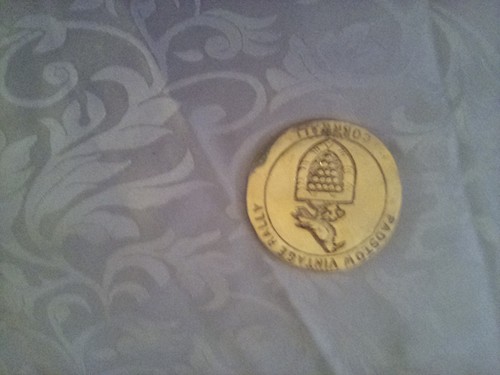 Brass plaque padstow vintage - brass,
