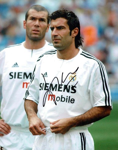 Luis figo signed autograph - luis,