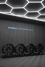 Genuine 20" Porsche Cayenne 9Y0 Alloy Wheels Black SET OF FOUR