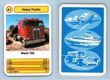 Mack 786 - Heavy Trucks 1980's Waddingtons Top Trumps Card