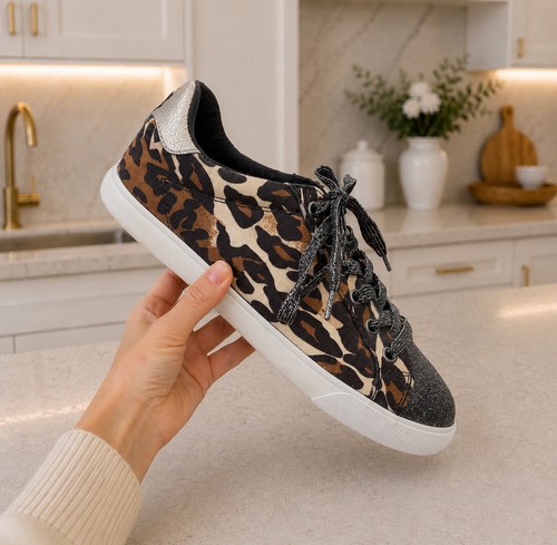 Guess leopard print glitter - guess,