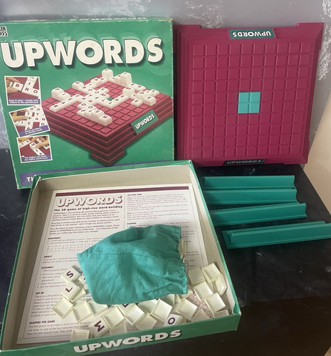 Upwords board game tiles - board,