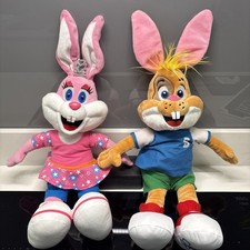 Starland Krew Parkdean Resort Sparky and Sparkle Rabbit Soft Toy Characters 16”