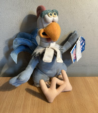 Chicken Run Fowler Playmates Plush Beanie Collectable Soft Toy + Tags Dreamworks