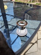 Pop Up Basin Waste Slotted Bathroom Sink Push Button Click Clack Plug Kit CHROME