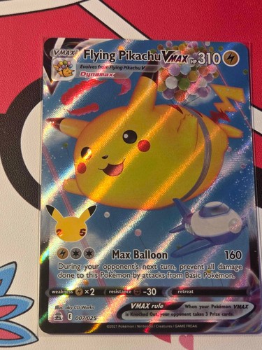Flying pikachu vmax 25 - flying,