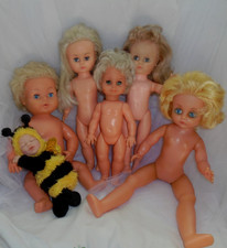 VINTAGE DOLLS. Lot of 6 dolls