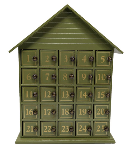 Green wooden holiday - 14",