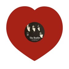 The Beatles  - Love Me Do / PS I Love You 10” Red Heart Shaped 33RPM Vinyl NEW