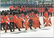 Vintage Postcard Trooping the