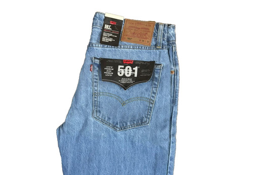 Levi 501 mens light - light, blue