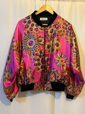 Vintage silk bomber jacket