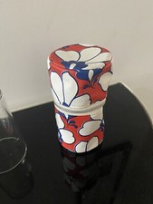 Retro portable drinking glass with handle in original plastic case, Quirky