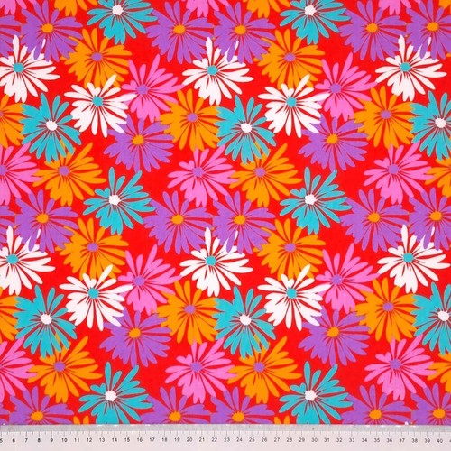 Vintage floral fabric pink - floral,