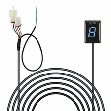 Motorcycle Gear Indicator Blue