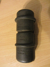 John Bull Vintage rubber Spark Plug Carrier.  Rare motorcycle collectable item
