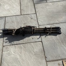 Vintage Wooden, Chimney Sweeps Brush Kit ,display Antique- rods with brush