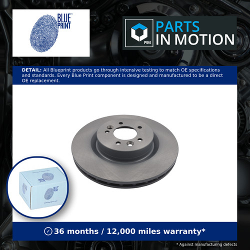 Brake disc single vented - brake, front