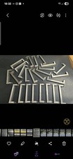 25 Reclaimed Metal Kitchen door Handles with Screws Modern Design Steel